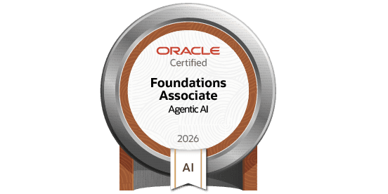 Oracle Agentic AI Certified Foundations Associate badge